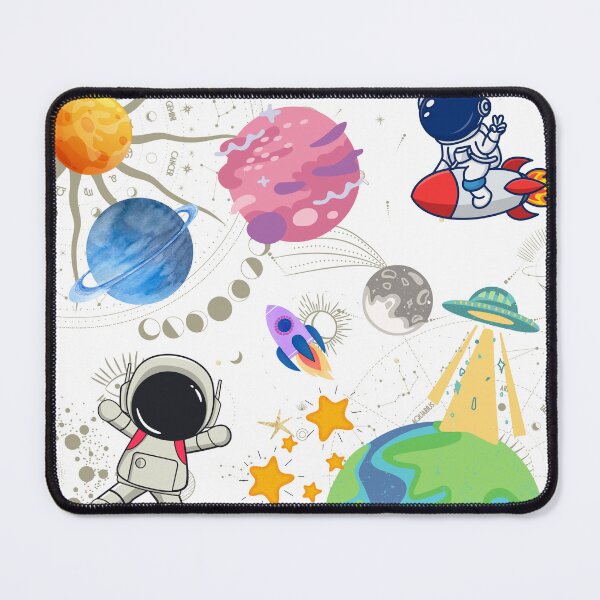 Item preview, Astronaut and Planet cartoon style No.1 designed and sold by DigiArtNDesign.