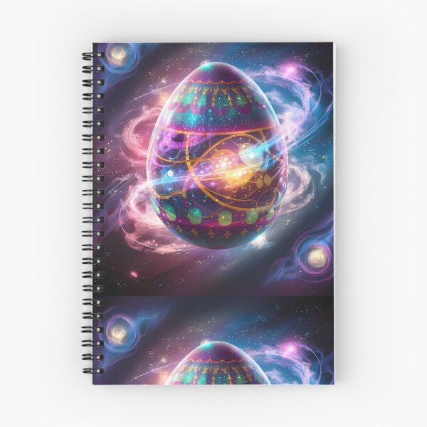 Item preview, Galaxy Easter Egg with whimsical backdrop designed and sold by Trendsecne.