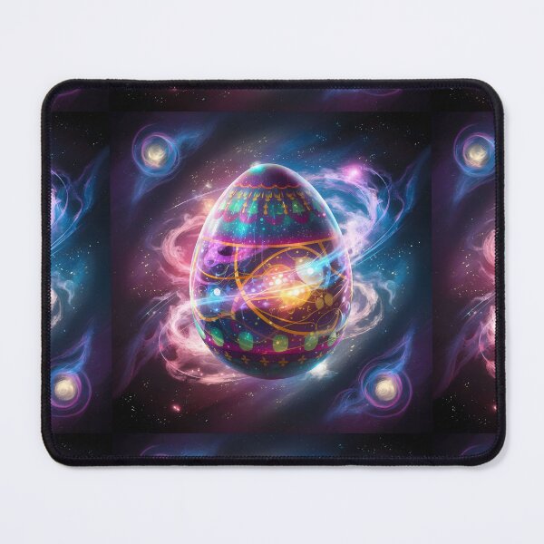 Item preview, Galaxy Easter Egg with whimsical backdrop designed and sold by Trendsecne.