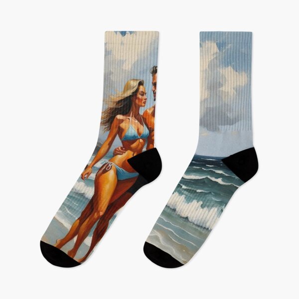 Item preview, Romantic couple on beach designed and sold by JackFreestone.