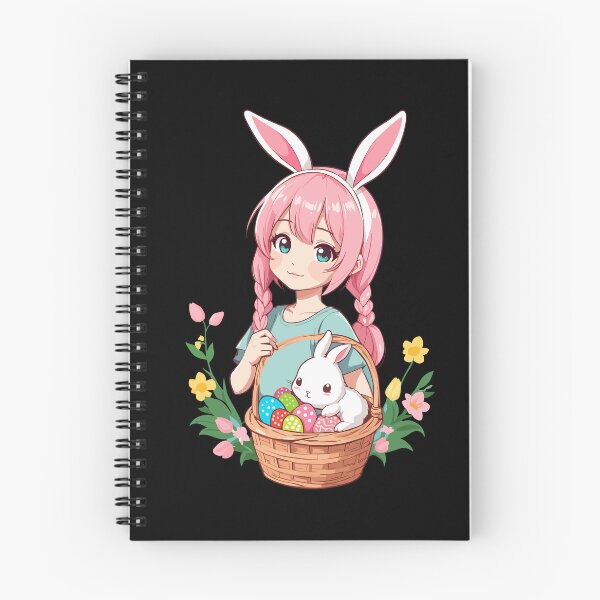 Item preview, Anime Easter Kawaii Easter Bunny Manga Girl Otaku designed and sold by LuminOrb.