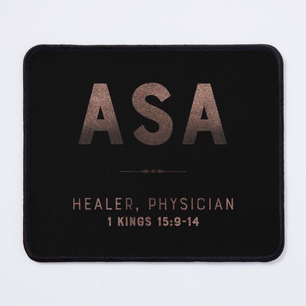 Item preview, Asa | 1 Kings 15 9-14 | Healer Physician | Christian Name with Biblical Meaning | Christian Name Collection designed and sold by Blessed Be Your Name.