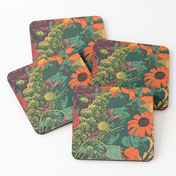 Item preview, silk print flowers designed and sold by PricklyPeanut.