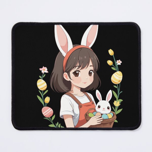 Item preview, Anime Easter Kawaii Easter Bunny Manga Girl Otaku designed and sold by LuminOrb.