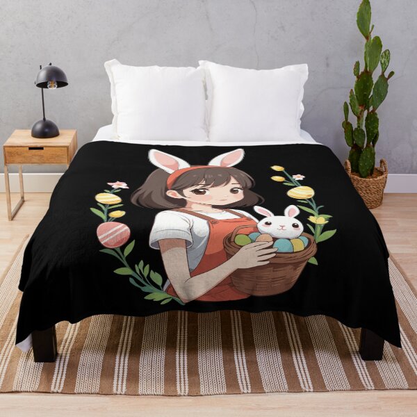 Item preview, Anime Easter Kawaii Easter Bunny Manga Girl Otaku designed and sold by LuminOrb.