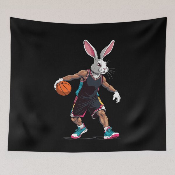 Item preview, Basketball Player Easter Bunny Funny Streetwear designed and sold by LuminOrb.