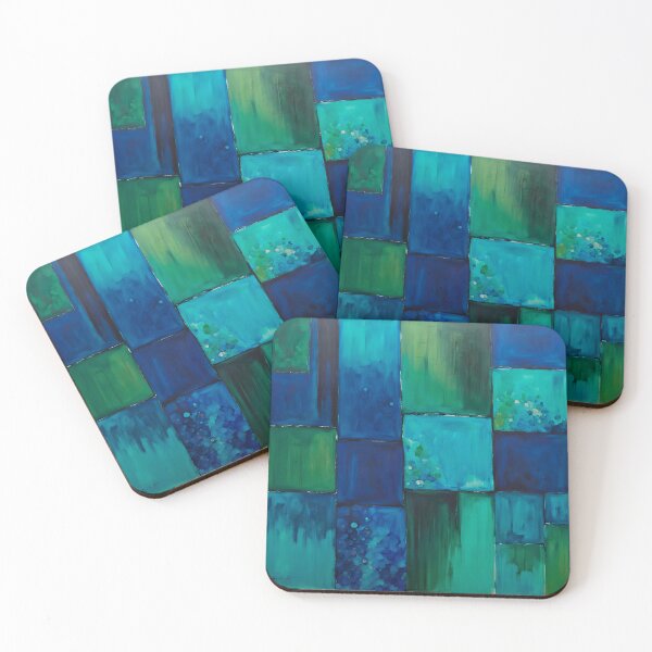 Item preview, Blue and Green Pattern 9 designed and sold by artedamensagem.