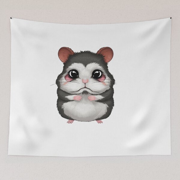 Item preview, Sad Hamster, Cute Funny Hamster designed and sold by SnuggleSafari.