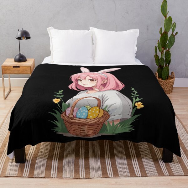 Item preview, Anime Easter Kawaii Easter Bunny Manga Girl Otaku designed and sold by LuminOrb.