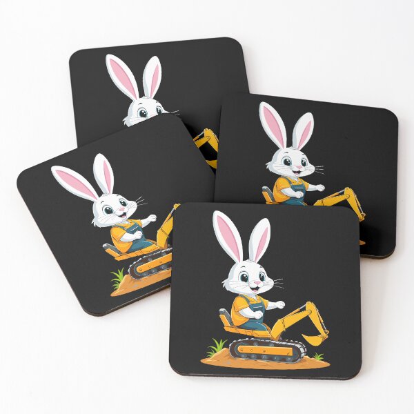 Item preview, Easter Bunny Excavator Driver Funny Easter Eggs Digging designed and sold by LuminOrb.