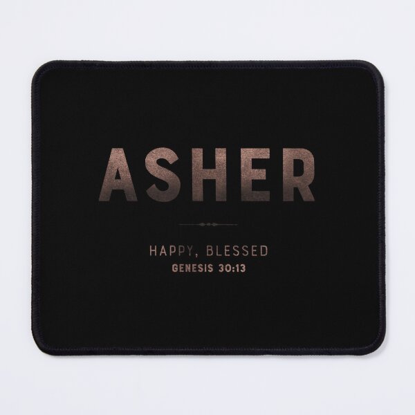 Item preview, Asher | Genesis 30 13 | Happy Blessed | Christian Name with Biblical Meaning | Christian Name Collection designed and sold by Blessed Be Your Name.