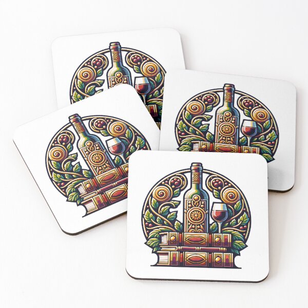 Item preview, Books and Wine designed and sold by PeelZinc.