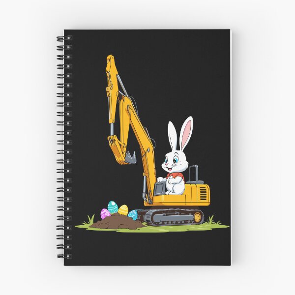 Item preview, Easter Bunny Excavator Driver Funny Easter Eggs Digging designed and sold by LuminOrb.
