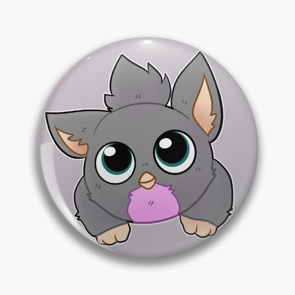 Item preview, Grey Furby Baby 2005 designed and sold by Puppy Fluff.