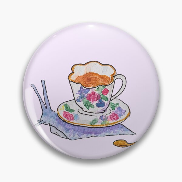 Artikelvorschau, Tea time snail entworfen und verkauft von mimberart.
