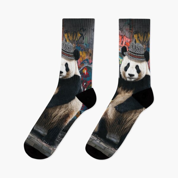 Item preview, Panda Stencil Graffiti designed and sold by Bomax121.