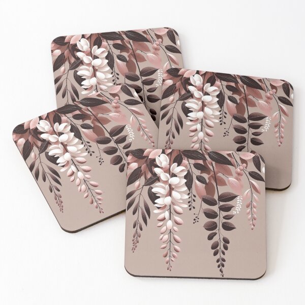 Item preview, Cocoa Rose Wisteria Harmony designed and sold by LyssasMindArt.