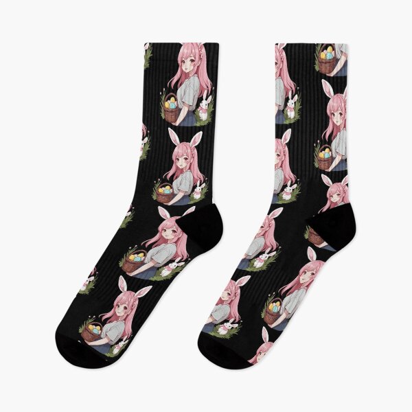 Item preview, Anime Easter Kawaii Easter Bunny Manga Girl Otaku designed and sold by LuminOrb.