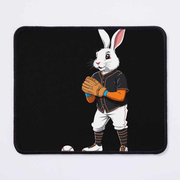 Item preview, Baseball player Easter bunny and Easter baseball in designed and sold by LuminOrb.
