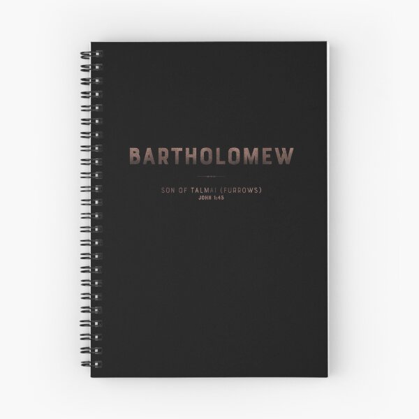 Item preview, Bartholomew |  John 1 45 | Son of Talmai Furrows | Christian Name with Biblical Meaning | Christian Name Collection designed and sold by Blessed Be Your Name.