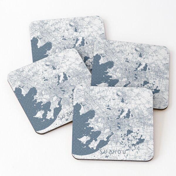 Item preview, Suzhou City Map of Jiangsu, China - Coastal designed and sold by deMAP.
