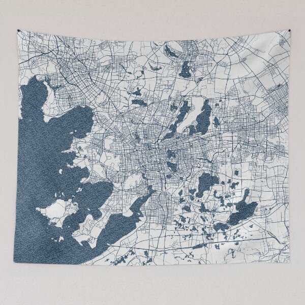 Item preview, Suzhou City Map of Jiangsu, China - Coastal designed and sold by deMAP.