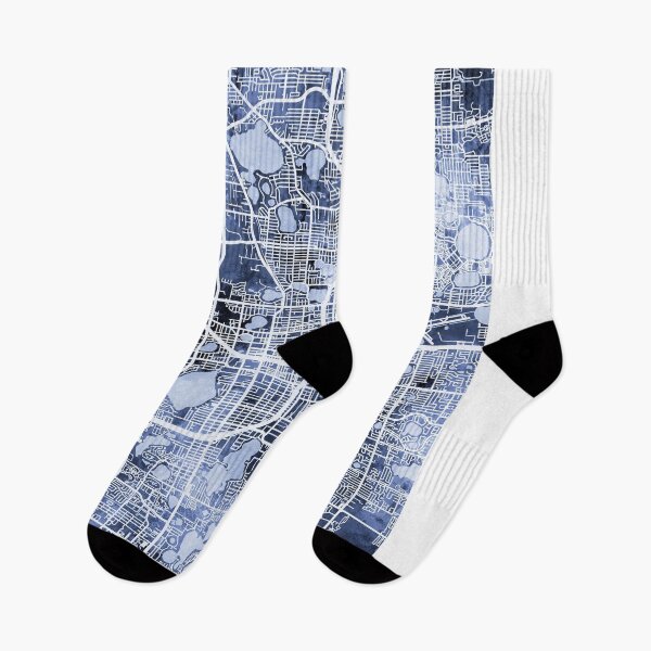 Item preview, Mapa de calles de la ciudad de Orlando Florida designed and sold by ArtPrints.