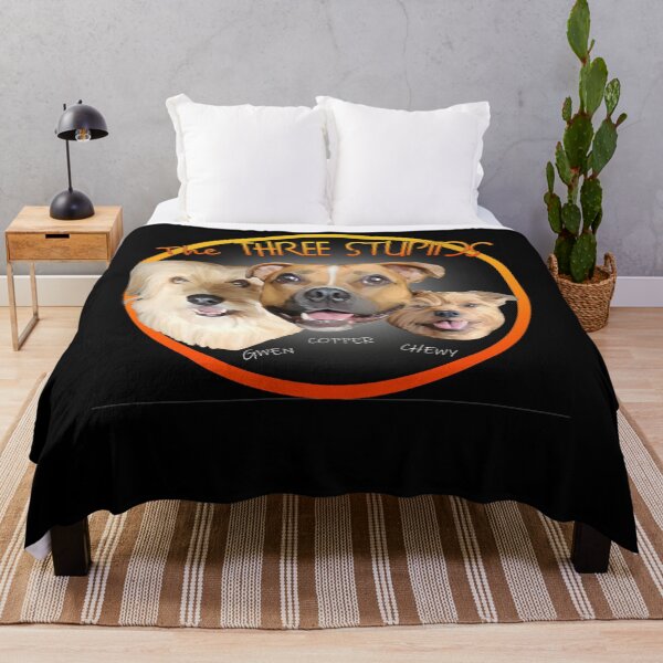 Item preview, The Three Stupids Gwen copper Chewy Custom dog portrait designed and sold by BrandonBakers.
