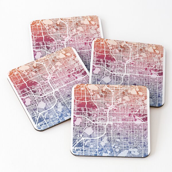Item preview, Mapa de calles de la ciudad de Orlando Florida designed and sold by ArtPrints.