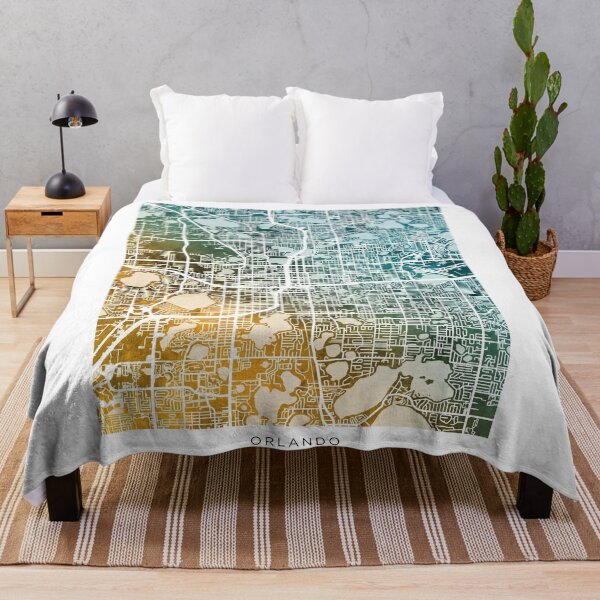 Item preview, Orlando Florida City Street Map designed and sold by ArtPrints.