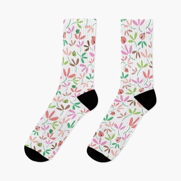 Item preview, Flowers seamless pattern background with ladybug. designed and sold by Jayjaynaenae.