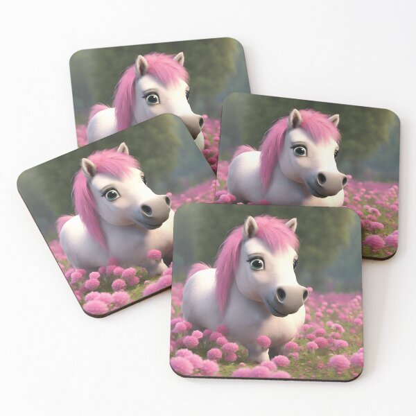 Item preview, Poni Shetland gordo en campo de flores designed and sold by Fat Pony.