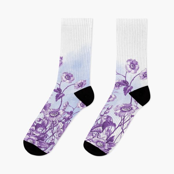 Item preview, Purple colour wildflowers  designed and sold by NingningS.