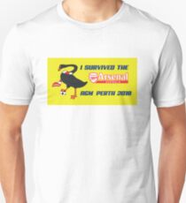 I survived the Arsenal Australia Perth AGM 2018 Unisex T-Shirt