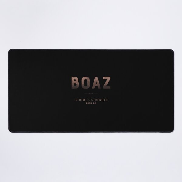 Item preview, Boaz | Ruth 2 1 | In Him Is Strength | Christian Name with Biblical Meaning | Christian Name Collection designed and sold by Blessed Be Your Name.