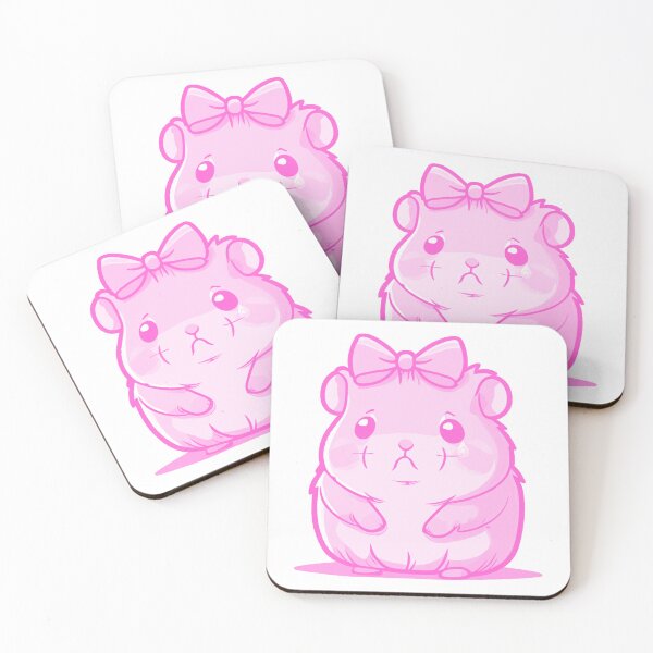 Item preview, Sad Hamster in Pink designed and sold by Maupi.