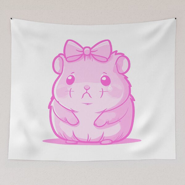 Item preview, Sad Hamster in Pink designed and sold by Maupi.