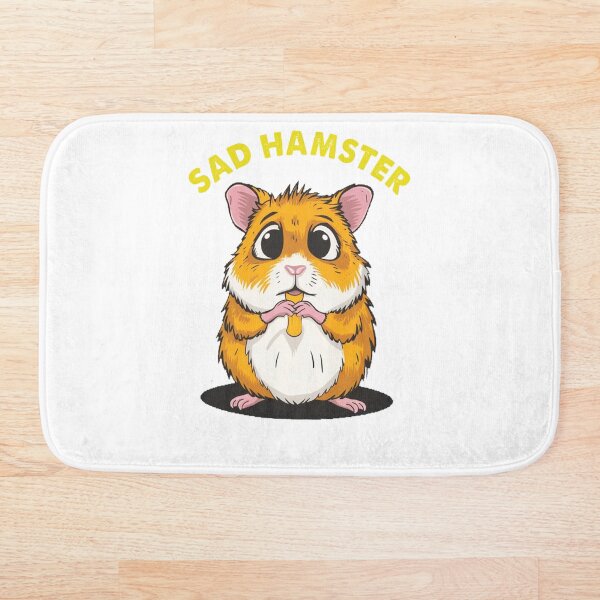 Artikelvorschau, Melancholisches Nagetier: Entzückendes trauriges Hamster-Design entworfen und verkauft von buzztrendshop.