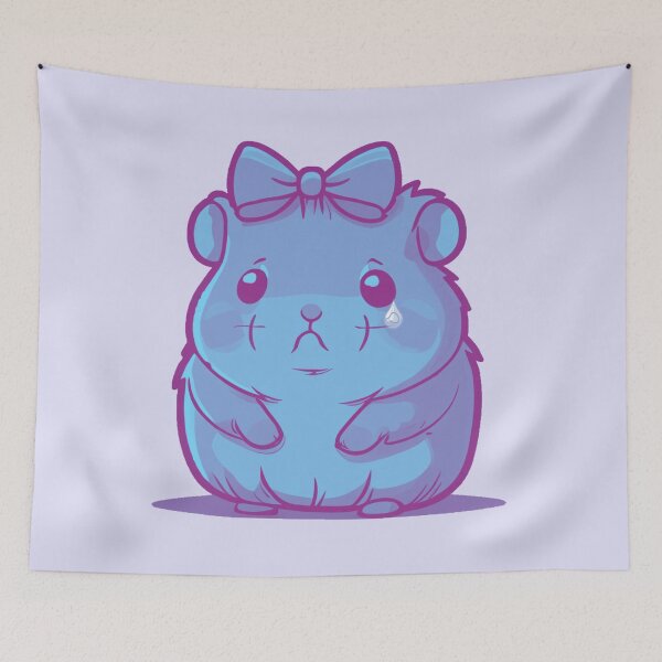 Item preview, Sad Hamster in Blue designed and sold by Maupi.