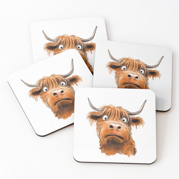 Item preview, Perplex Expressions Funny Highland Cow designed and sold by Sol-threads.