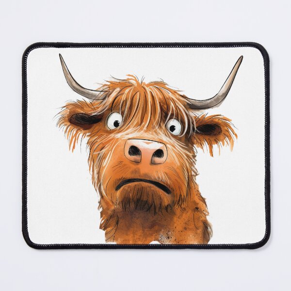 Item preview, Perplex Expressions Funny Highland Cow designed and sold by Sol-threads.
