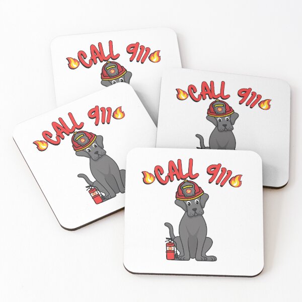 Item preview, Funny Big Dog Firefighter designed and sold by Pet Station.