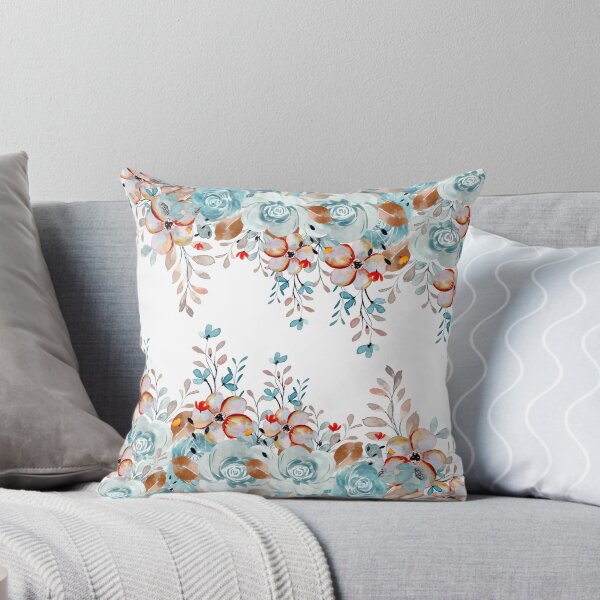 Item preview, Blue flowers blooming in the garden designed and sold by NingningS.