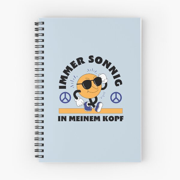 Artikelvorschau, Immer sonnig in meinem Kopf | Pastellblauer Hintergrund entworfen und verkauft von RM-Journey.