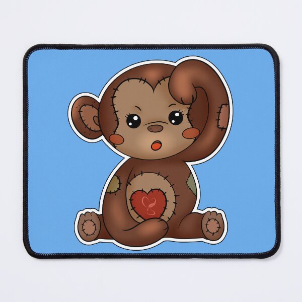 Item preview, uncle monkey peluches designed and sold by Drawersofdraw.