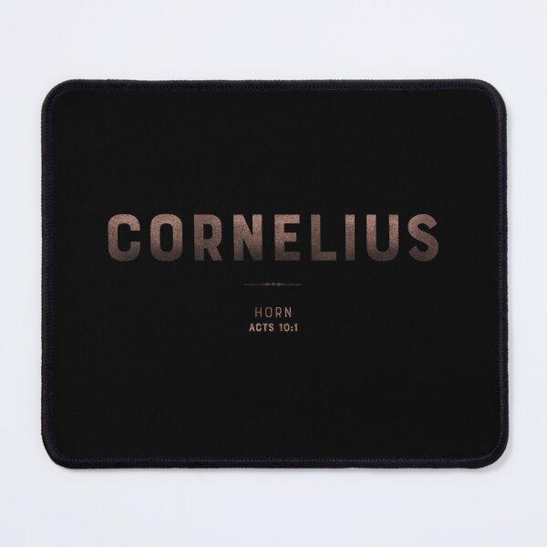 Item preview, Cornelius | Acts 10 1 | Horn | Christian Name with Biblical Meaning | Christian Name Collection designed and sold by Blessed Be Your Name.