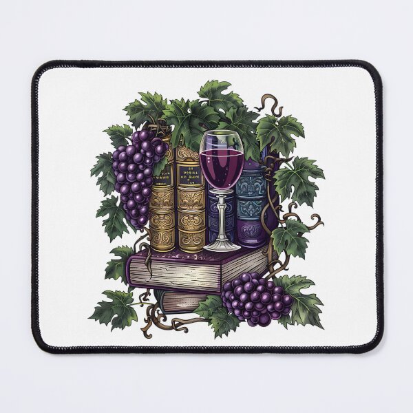 Item preview, Books and Wine designed and sold by PeelZinc.