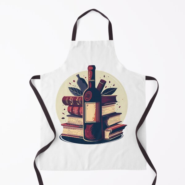 Item preview, Books and Wine designed and sold by PeelZinc.