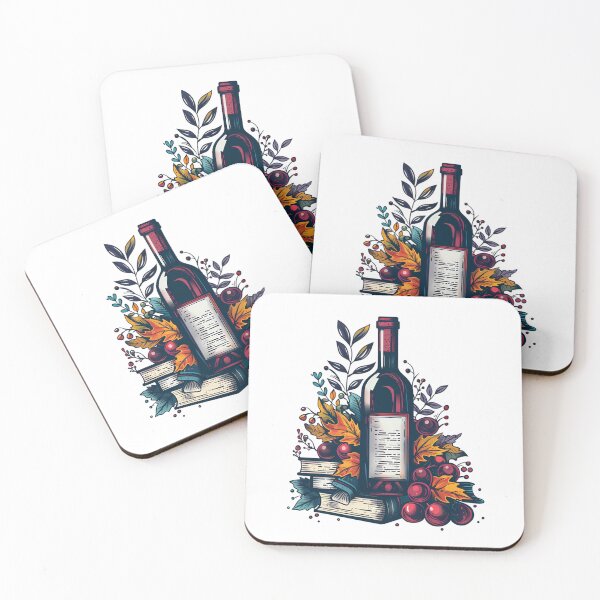 Item preview, Books and Wine designed and sold by PeelZinc.