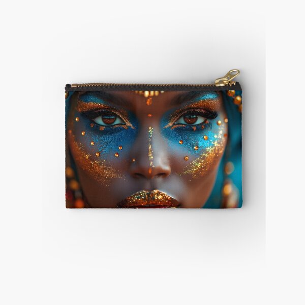 Item preview, Close-up of woman with tribal makeup designed and sold by Artessie.